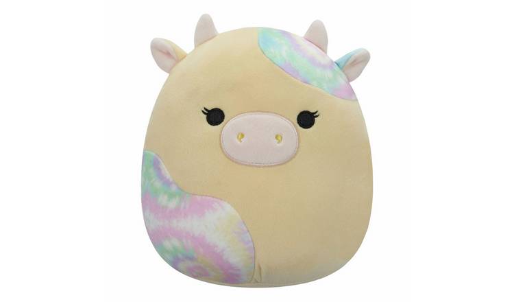 Squishmallows 7.5-Inch Rina The Yellow Cow Soft Toy