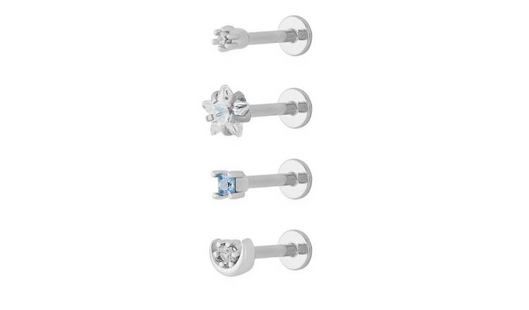 State of Mine Stainless Steel Celestrial Labrets - Set of 4
