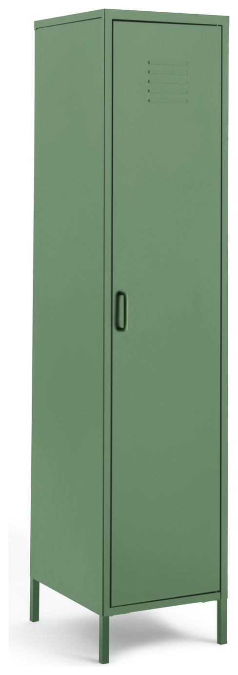 Habitat Stevie Tall 1 Door 4 Shelf Locker - Green