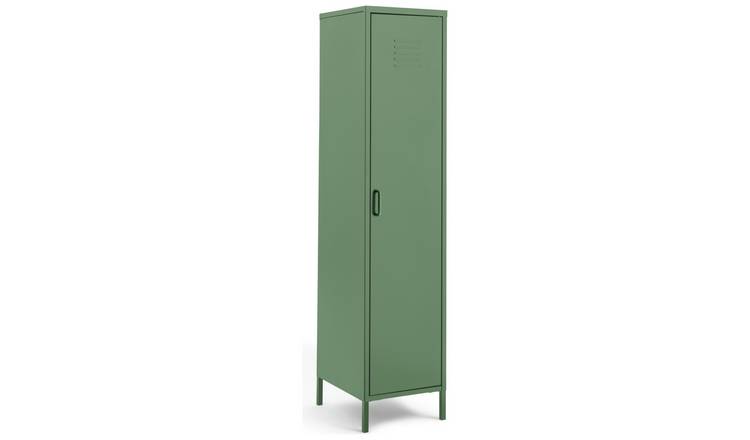 Habitat Stevie Tall 1 Door 4 Shelf Locker - Green