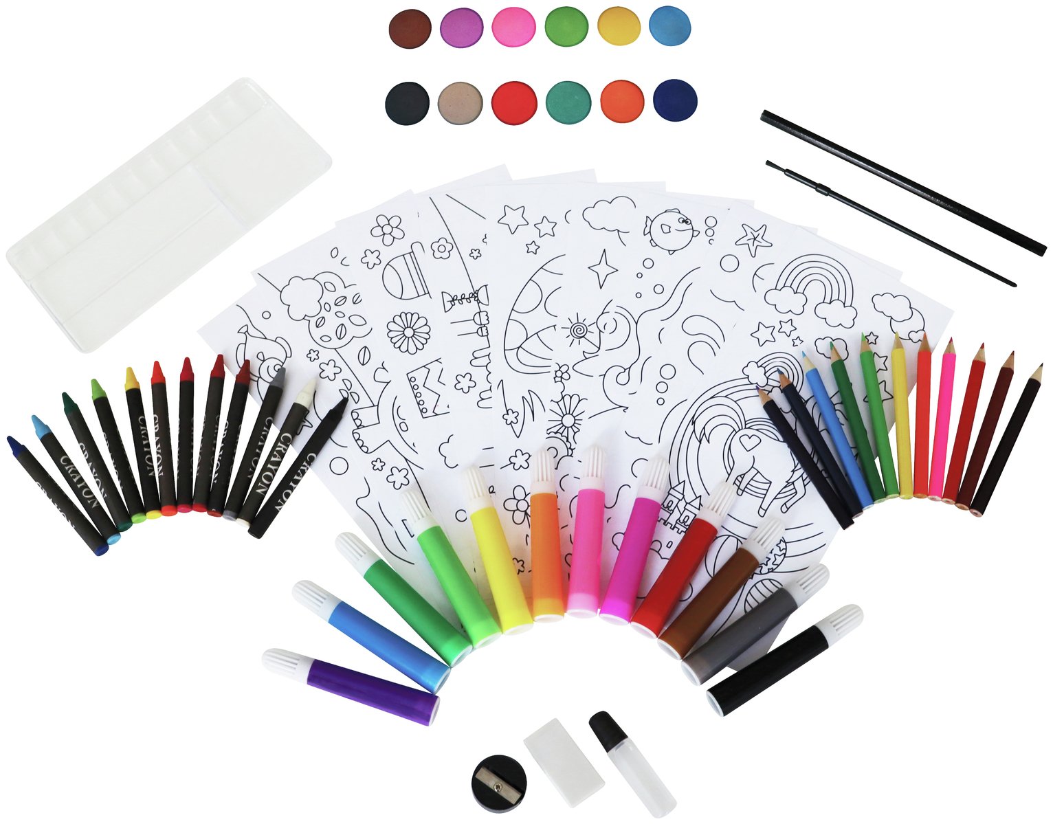 Buy Chad Valley Be U Rainbow Art Set | Drawing and painting toys