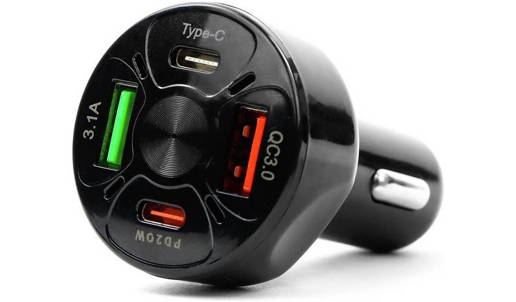 Streetwize Type-C and Type-A Device Car USB Charger