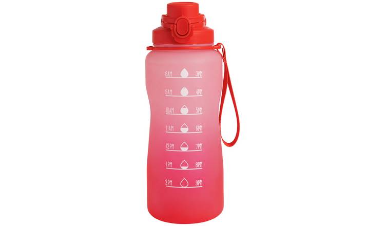 Home Pink Ombre Water Tracker Bottle - 2.2 litre