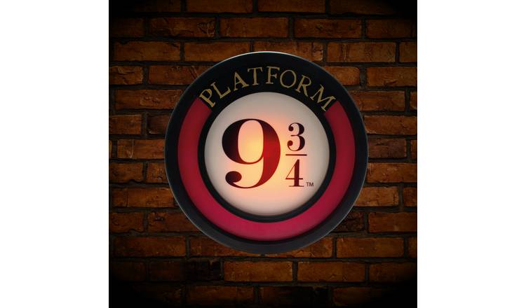 Warner Brothers Harry Potter Platform 9 3/4 Desk Lamp -White