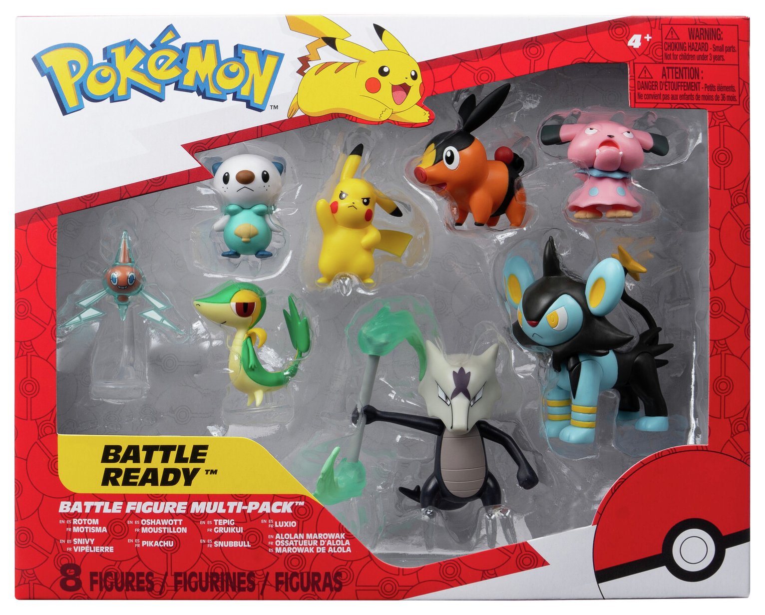 Pokemon Battle Multipack Figures-Pack of 8