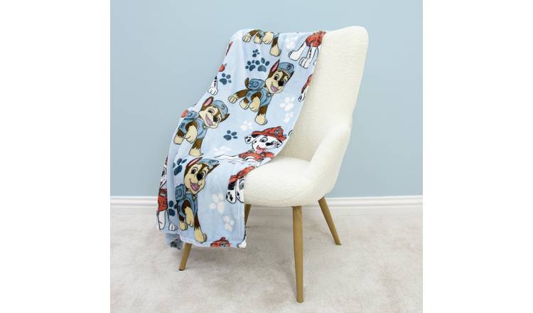 Paw Patrol Sketchy Fleece Throw - Blue - 150x100cm
