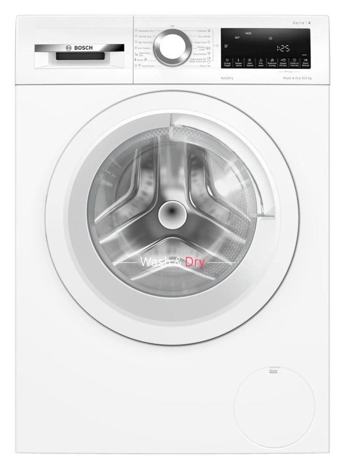 Bosch WNA144V9GB 9KG/5KG 1400 Spin Washer Dryer - White