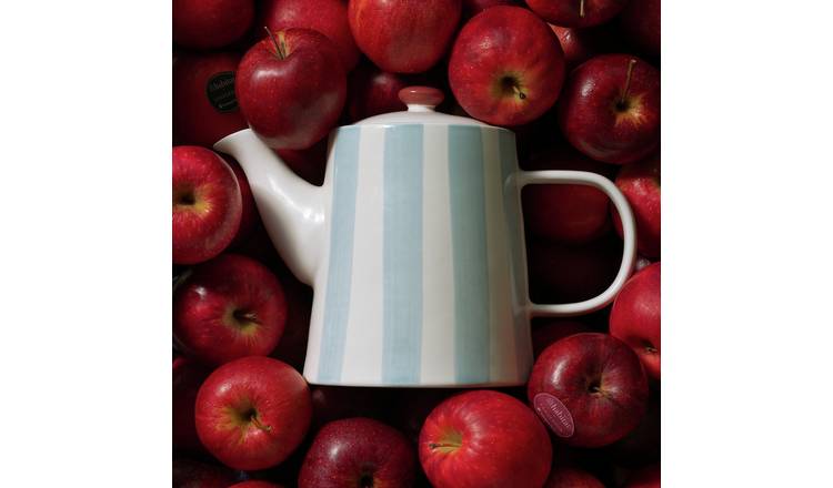 Habitat x Sanderson & National Trust Blue Stripe Teapot