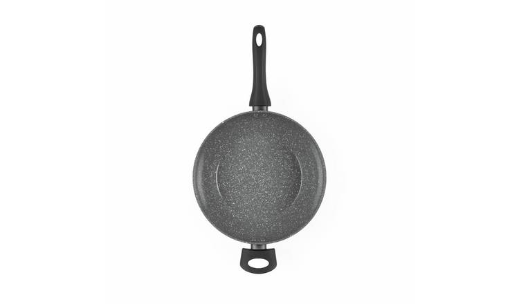 Salter Go Green 28cm Aluminium Wok with Lid