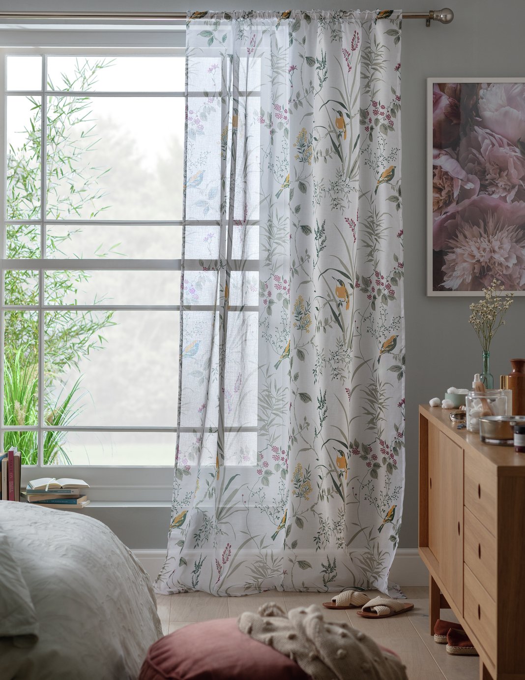 Argos Home Birds Voile Curtain Panel Review