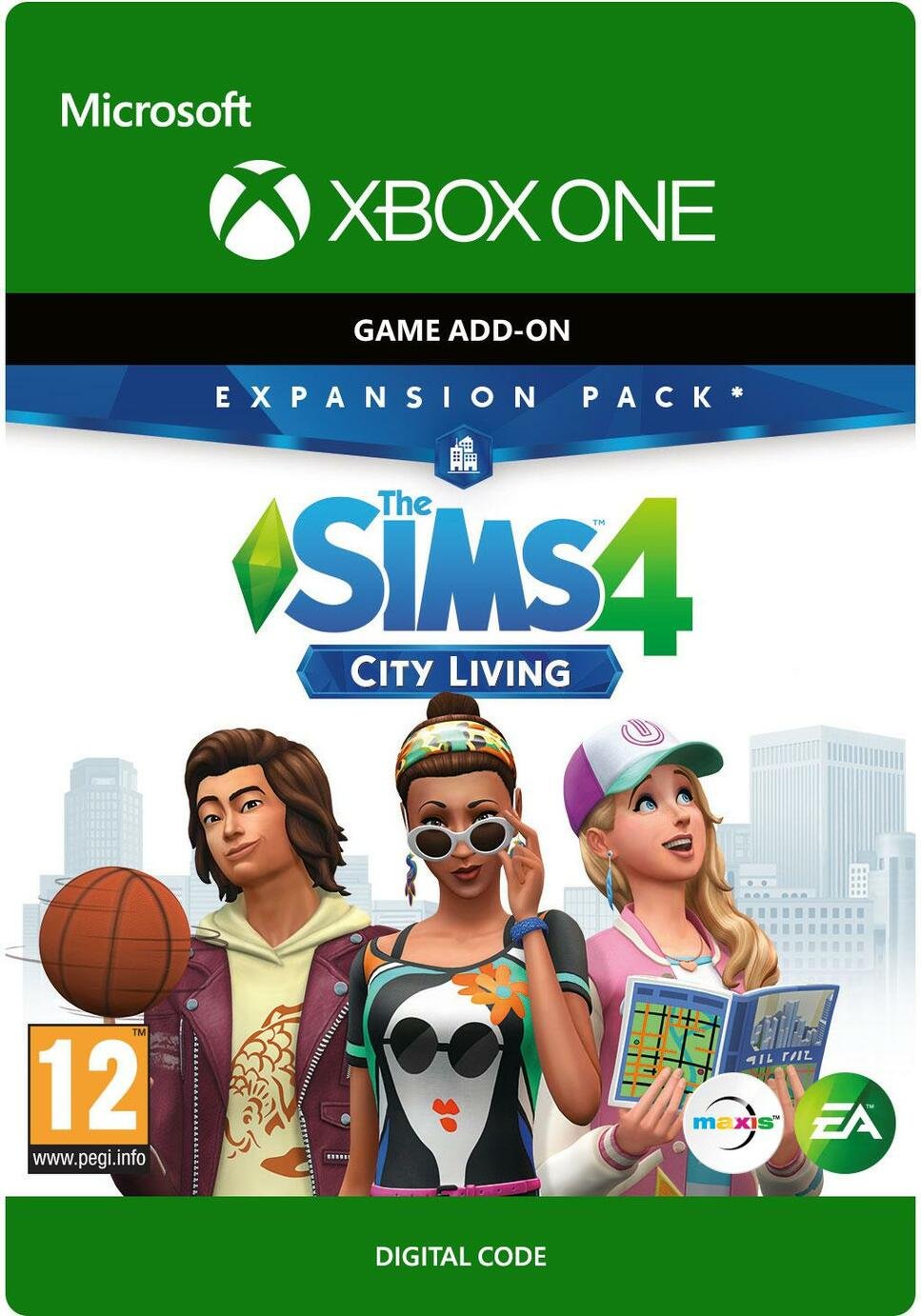 The Sims 4 City Living Expansion Xbox One Digital Download