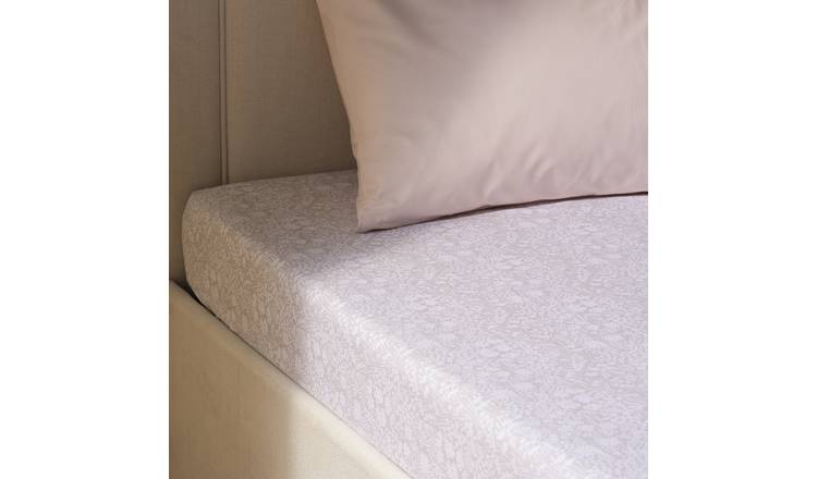 Argos Home Cotton Ditsy Floral Print Fitted Sheet- King size