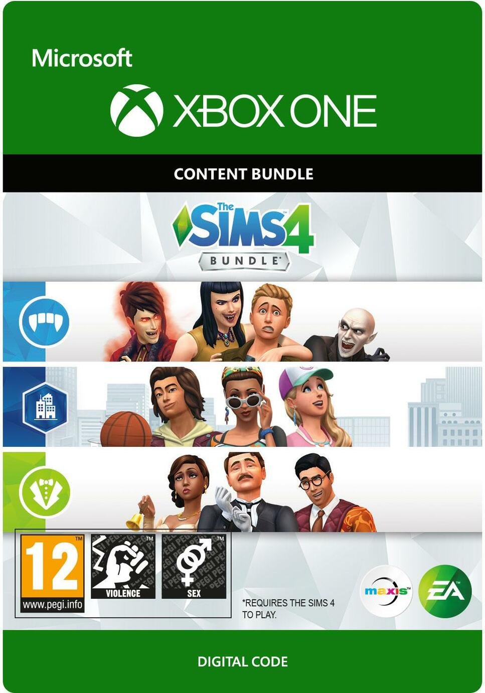 The Sims 4 Extra Content Expansion Xbox One Digital Download