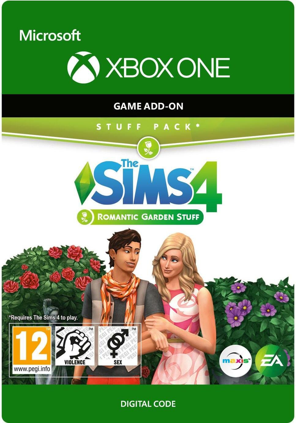 The Sims 4 Romantic Garden Expansion Xbox Digital Download
