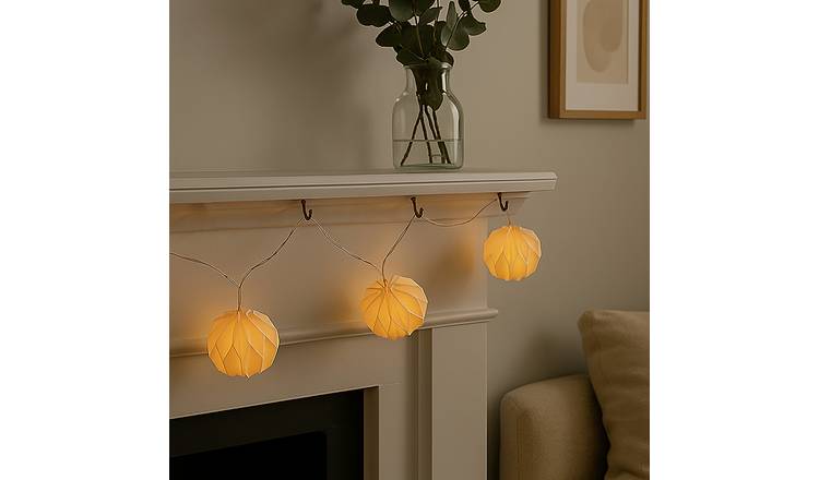 Searchlight Paper Lantern String Light