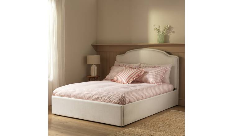 Argos Home Ripley Small Double End Lift Ottoman Bed - Cream