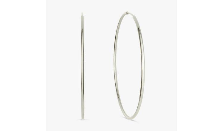 Revere Sterling Silver 45mm Sleeper Hoop Earrings