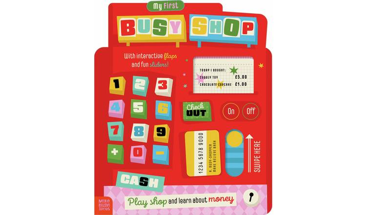 Make Believe Ideas My First Busy Shop Cash Register Book