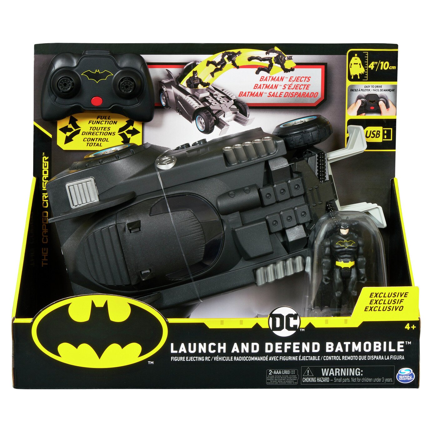 DC Batman RC Launch & Defend Batmobile Review