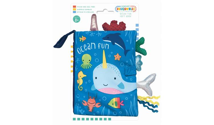 Sensory Snuggables Ocean Themed Touch and Feel Cloth Book