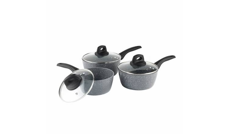 Salter Go Green 3 Piece Saucepan Set