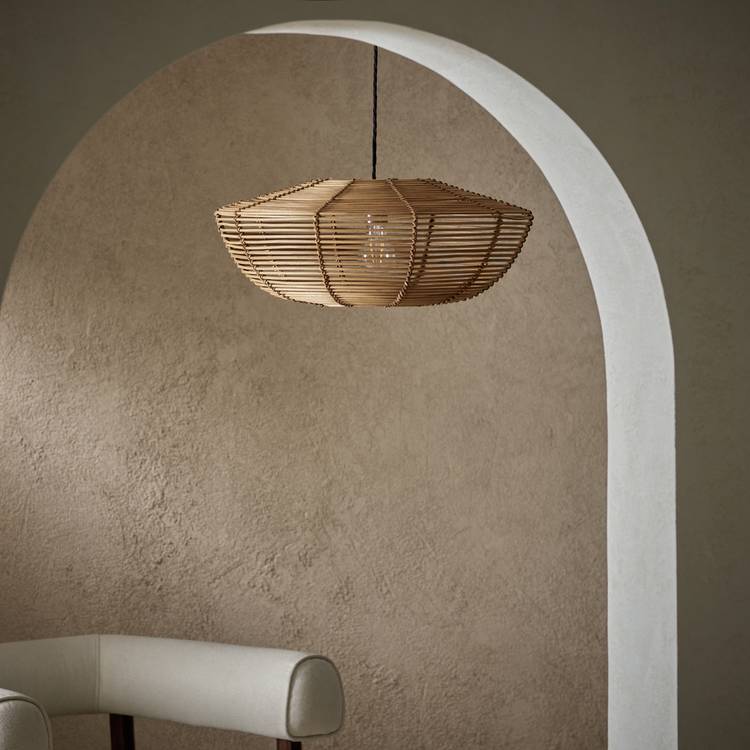 Habitat Mariana Natural Rattan Easy Fit Lampshade - 50cm 0