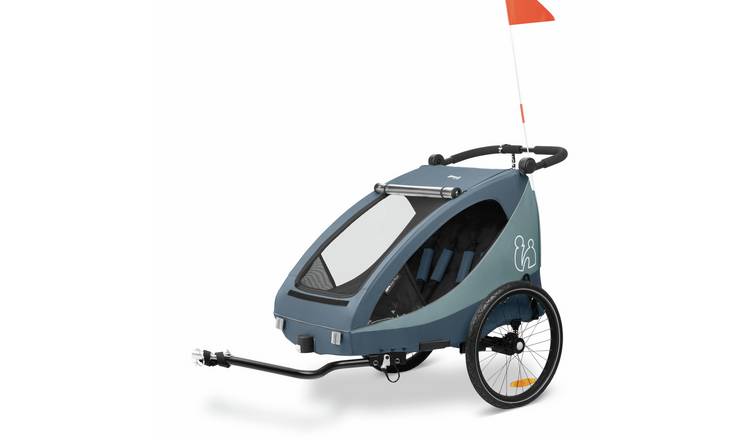 Hauck Dryk Duo Plus Bike Trailer & Pushchair - Dark Blue