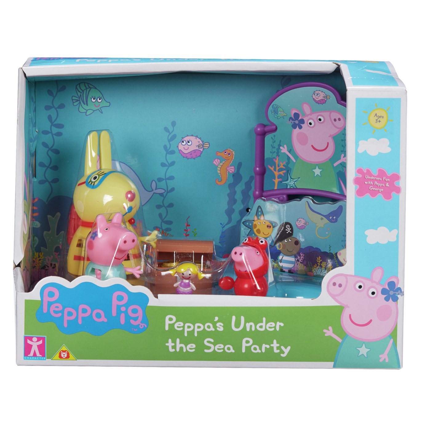 Peppa's Under the Sea Mermaid Party Book Playset Review