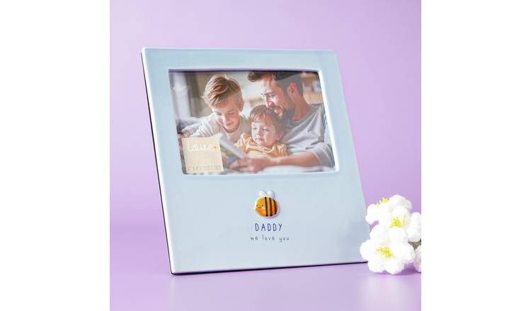 Widdop Love Life Ceramic Photo Frame 4" x 6" - Daddy