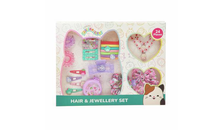Squishmallows 24 Piece Hair & Jewellery Set