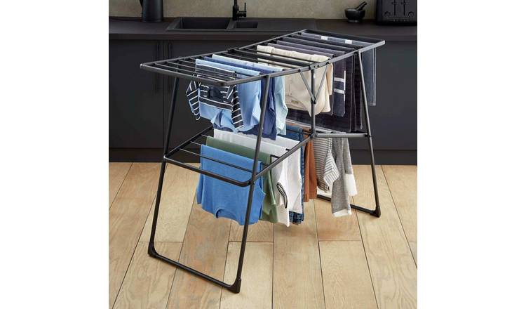 Swan Stealth Winged Easy Close Indoor Airer 25m