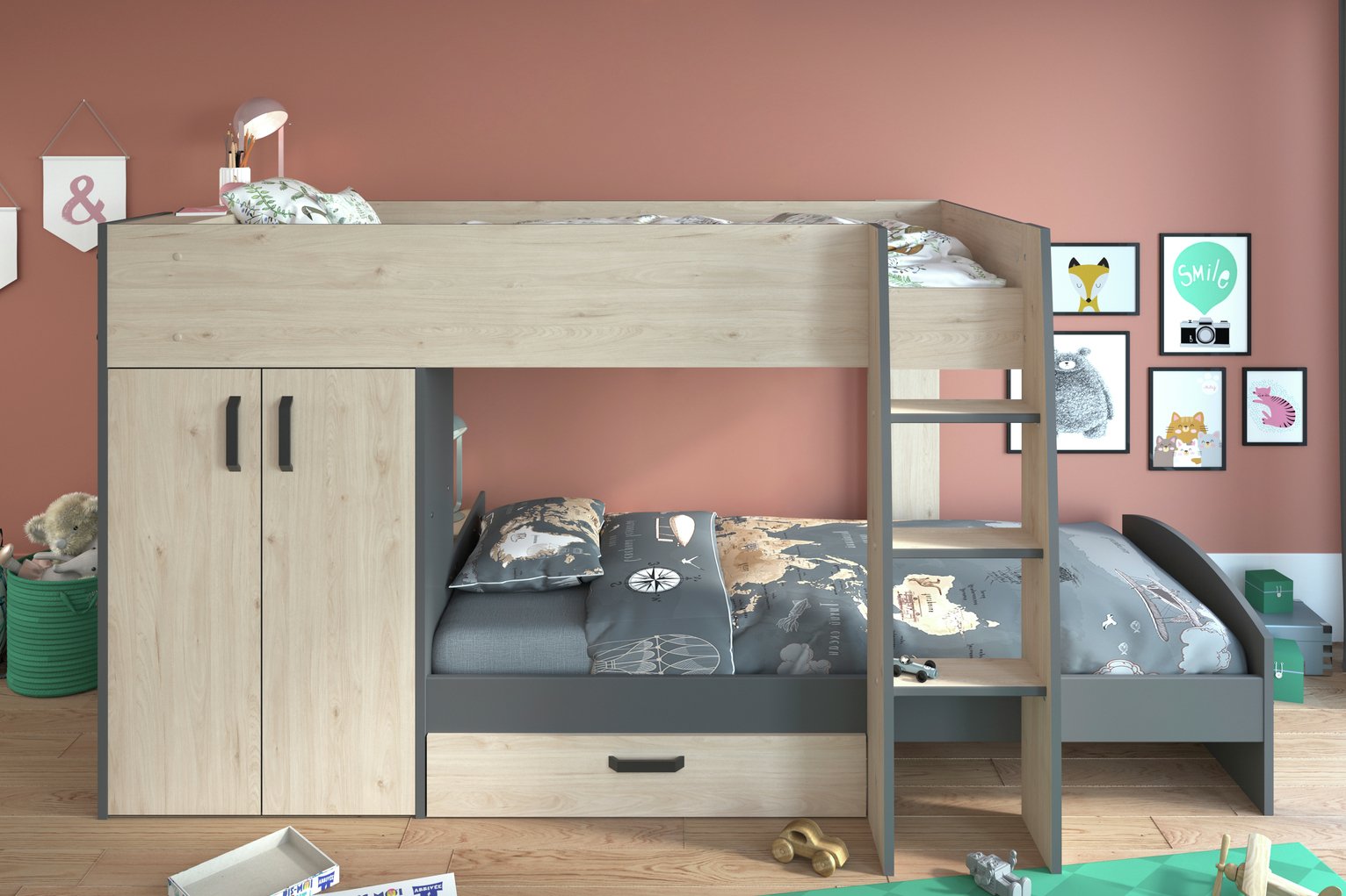 argos bunk beds with storage