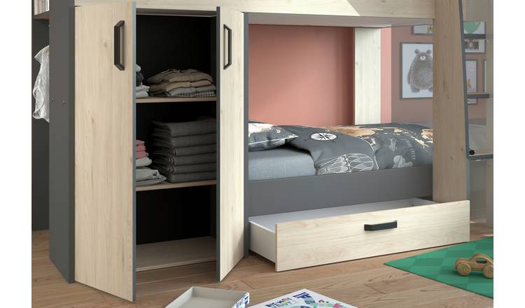 Bunk beds hotsell with storage argos