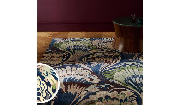 Habitat Luxe Marble Wool Cut Pile Rug - 160x230cm