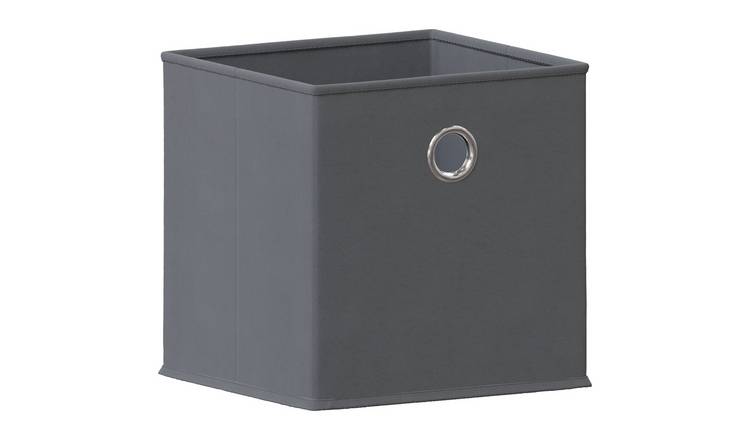 Vida Designs Durham Cube Storage Basket - Grey - Set of 10