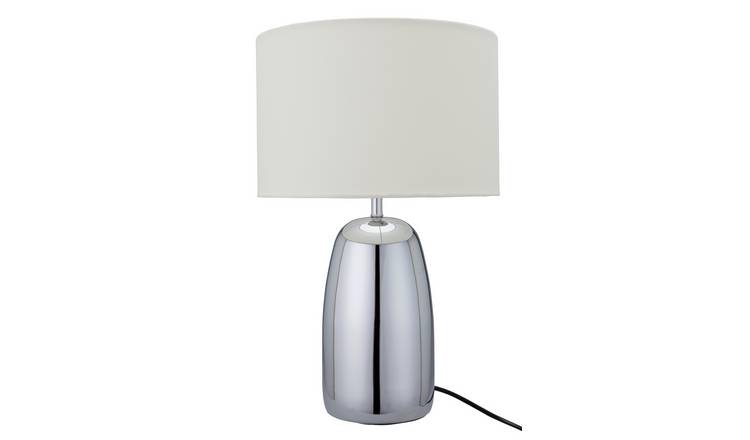 Buy Argos Home Largo Chrome Touch Table Lamp Cream