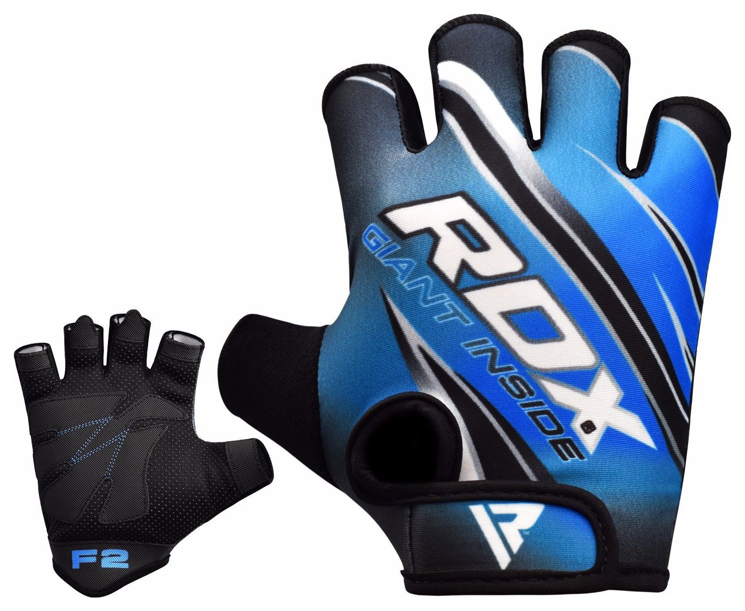 RDX Workout Gym Gloves Blue Large Extra Large Reviews