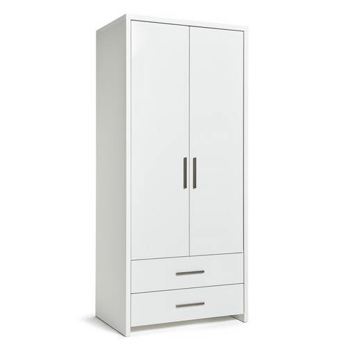 Buy Argos Home Broadway 2 Dr 2Drw Wardrobe White Gloss & White