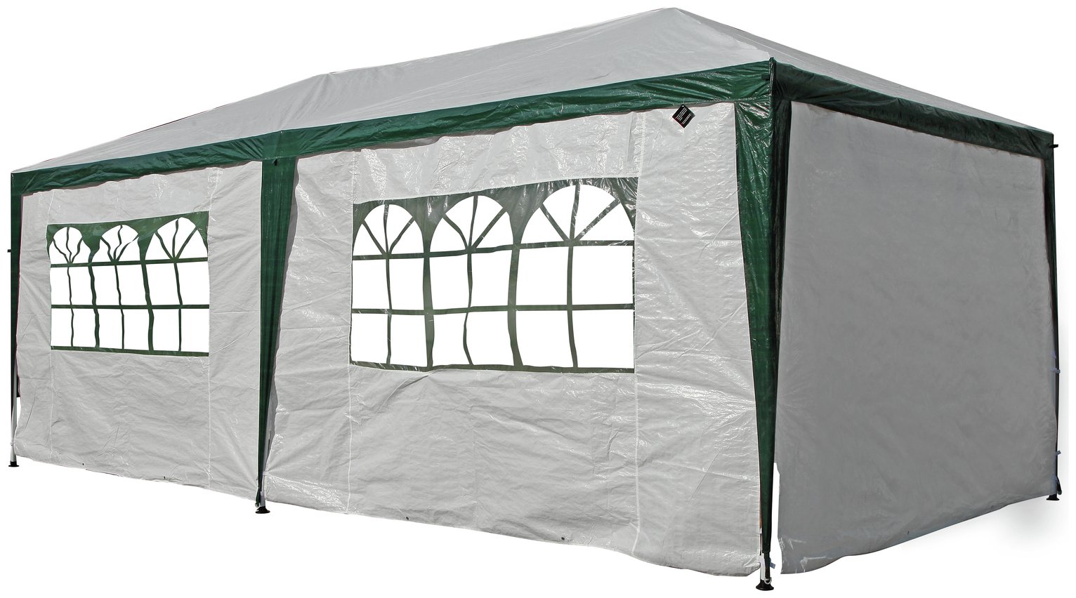 Argos Home 3m x 6m Gazebo with Weather Resistant Side Panels