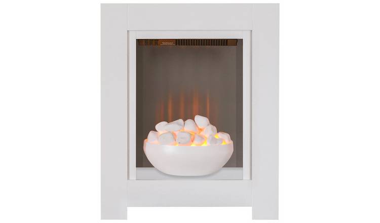 Adam Monet 2kW Electric Fire Suite - White 