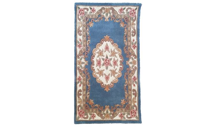 Buy Origins Shensi Rug 120x180cm Blue Rugs Argos