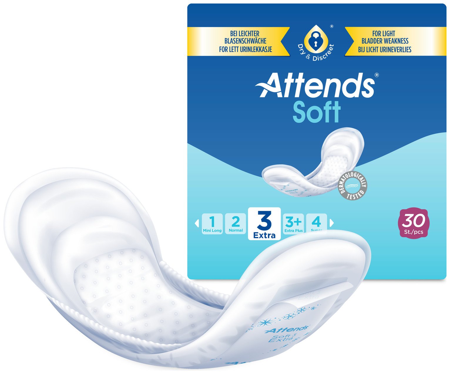 Attends Soft 3 Extra - 240 Pads