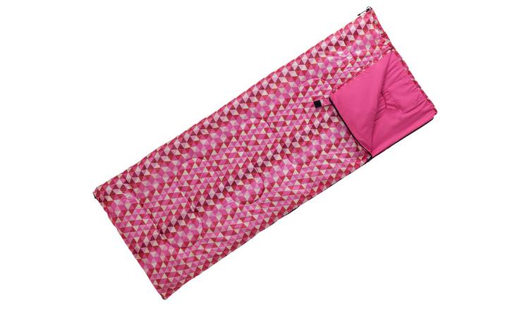 Pro Action 300GSM Sleeping Bag - Aztec Pink