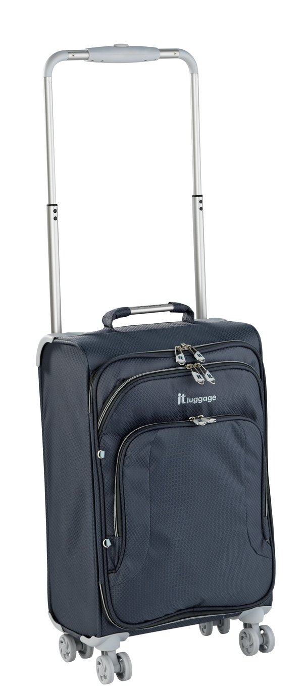 IT Luggage World's Lightest 8 Wheel Cabin Suitcase