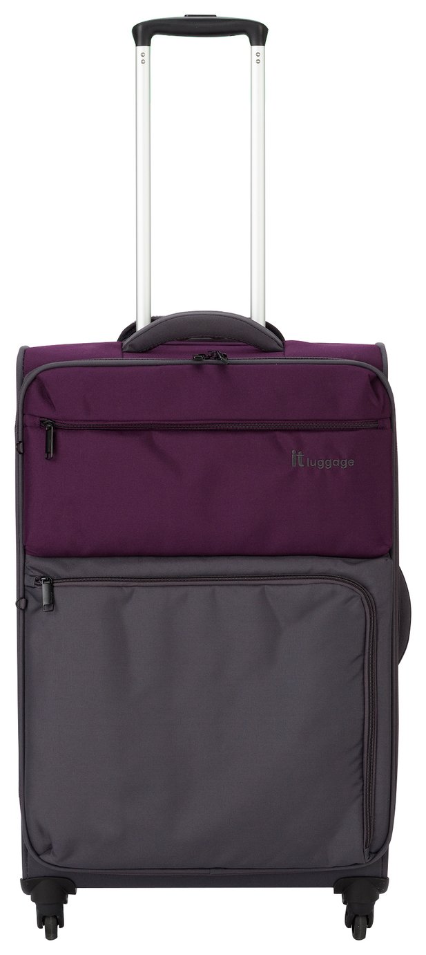 purple suitcase argos