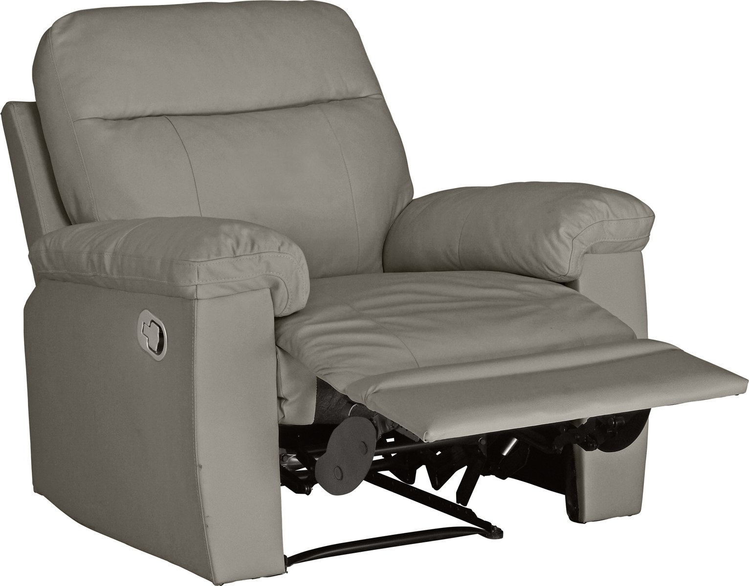 Argos Home Paolo Chair & 2 Seater Manual Recliner Sofa Grey Reviews