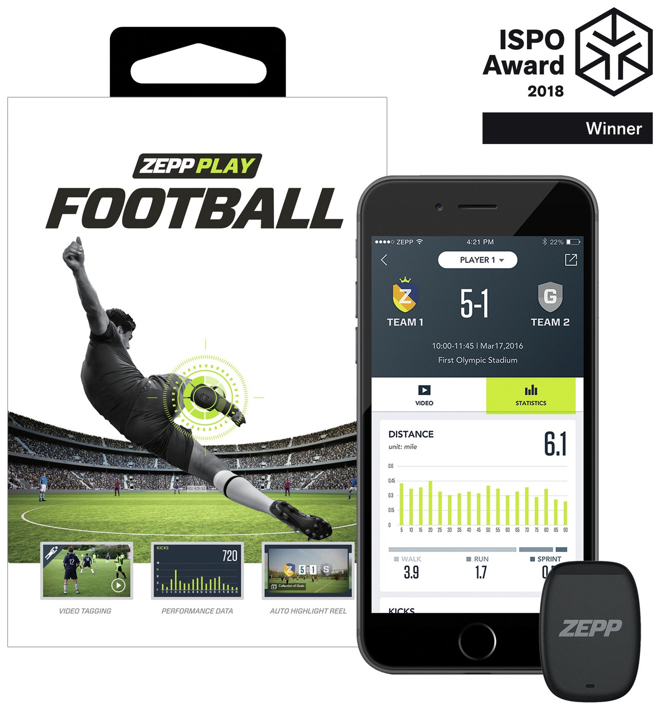 ZEPP PLAY Football Tracker