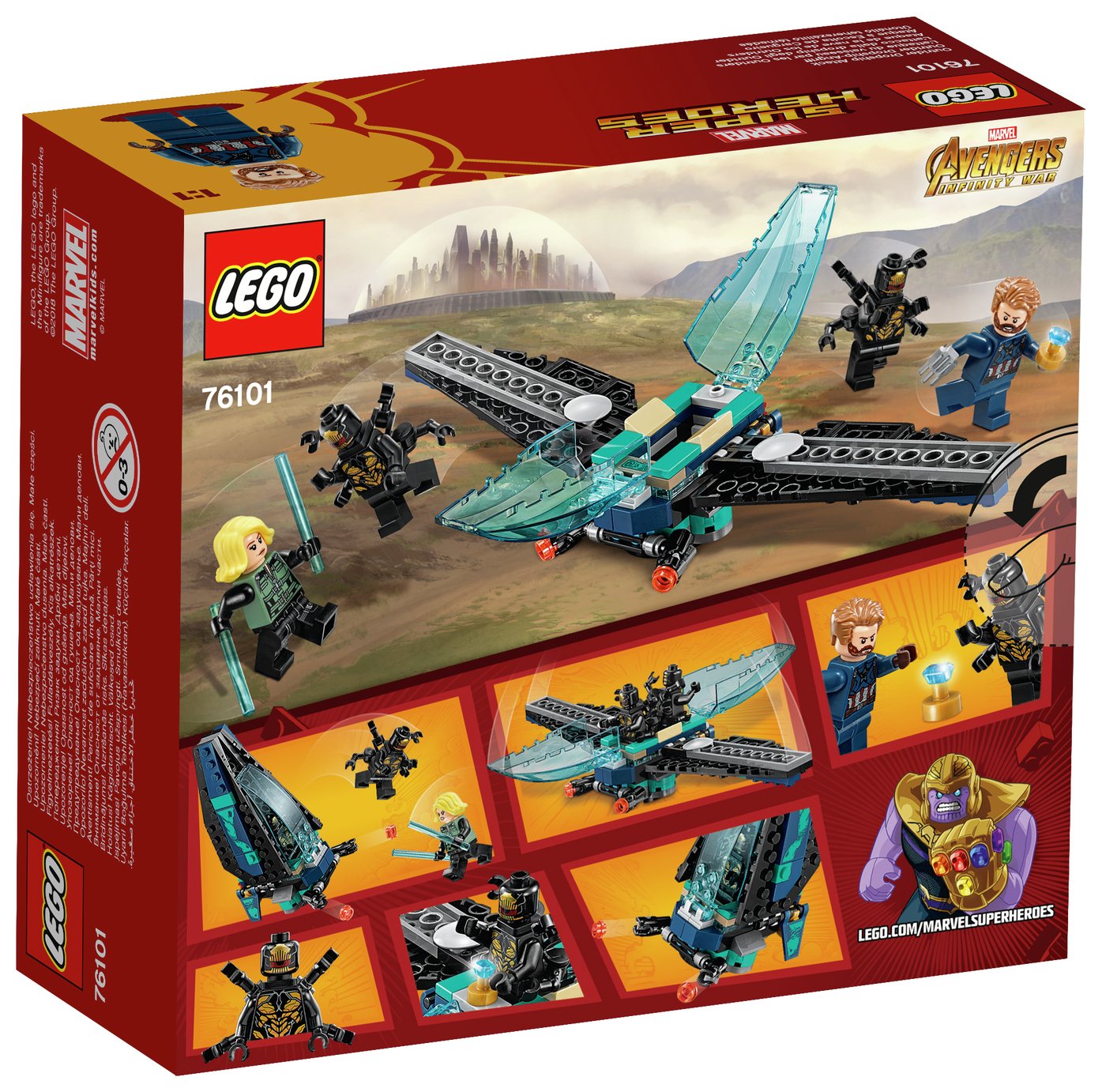 LEGO Marvel Avengers Outrider Dropship Superhero Toy Reviews