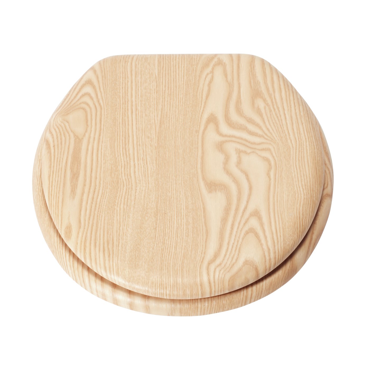 wood toilet lid