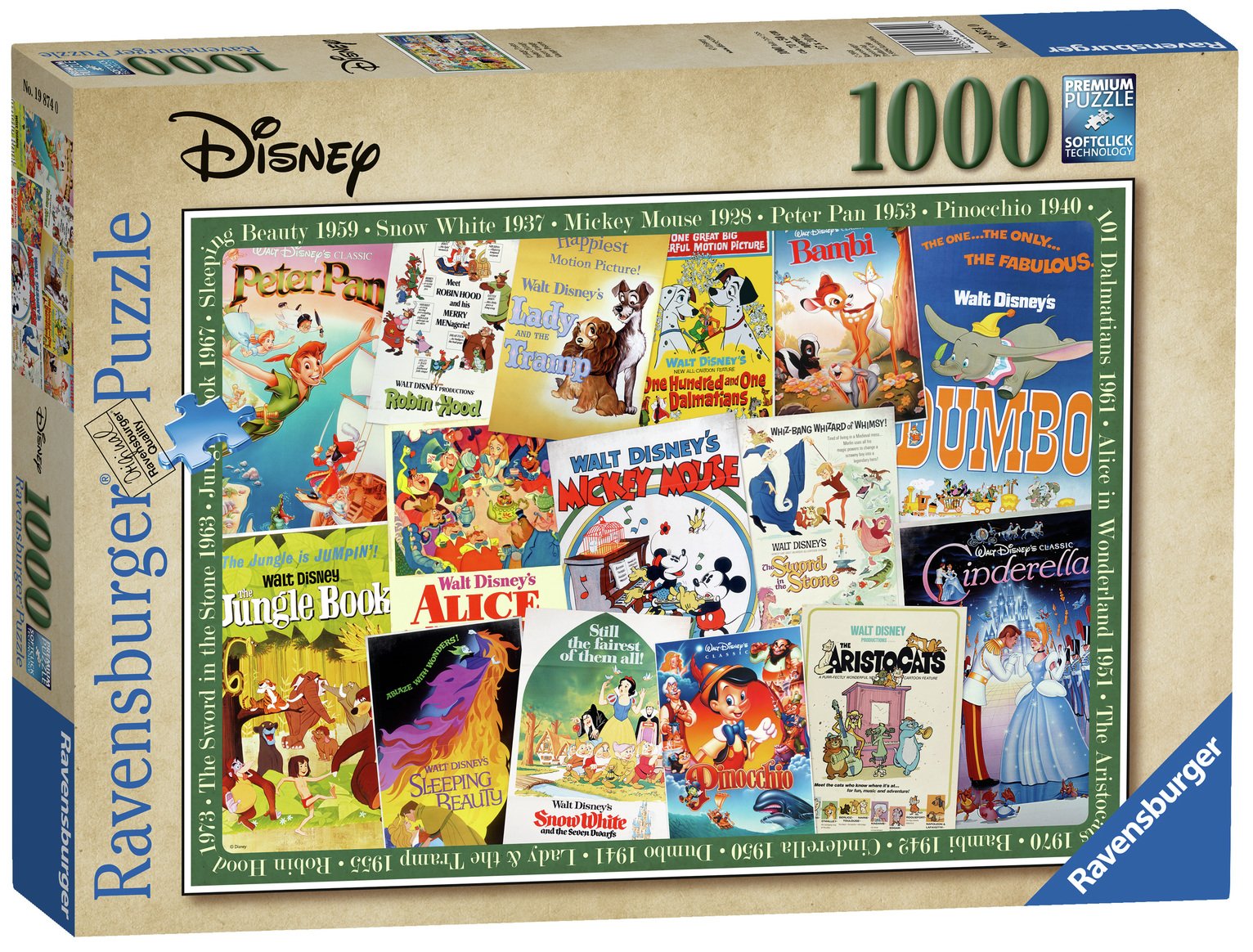 Disney Vintage Movie Posters Jigsaw Review